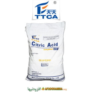 فروش اسید سیتریک مونوهیدرات TTCA