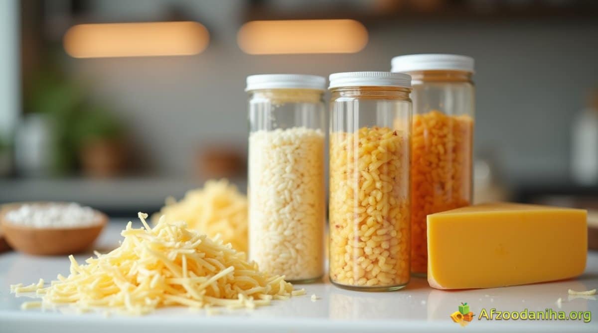 مواد نگهدارنده پنیر پیتزا